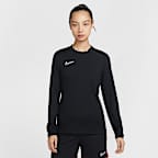 Nike Academy Women's Dri-FIT Crew-Neck Long-Sleeve Football Top