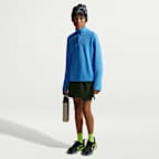Sudadera de medio cierre Dri-FIT para niños talla grande Nike Miler