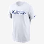 Los Angeles Rams Gridiron Grit Men's Nike NFL T-Shirt - White