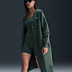 Cardigan oversized largo para mujer Nike Sportswear Phoenix Fleece