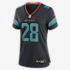 Jersey Nike de la NFL Game para mujer De'Von Achane Miami Dolphins Rivalries Collection - Azul marino
