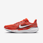 Tenis de correr en pavimento universitarios Nike para hombre Virginia Pegasus 41 - Naranja team/Blanco/Azul marino universitario/Blanco