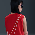 Playera sin mangas con gráfico cropped para mujer Nike Sportswear Club