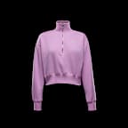 Sudadera cropped de cierre de 1/4 para mujer Nike Sportswear Phoenix Fleece