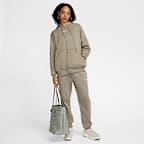 Pants de entrenamiento de tiro medio para mujer Nike Sportswear Phoenix Fleece