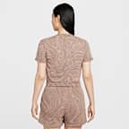 Nike Sportswear Chill Terry Women's Short-Sleeve French Terry Printed Top