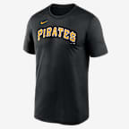 Pittsburgh Pirates Fuse Wordmark Legend Men's Nike Dri-FIT MLB T-Shirt - Black