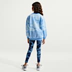 Nike Sportswear Club Fleece szögletes fazonú, kerek nyakkivágású pulóver nagyobb gyerekeknek (lányoknak)