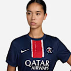 Jersey de fútbol Nike Dri-FIT Replica del Paris Saint-Germain local 2024 Stadium para mujer