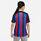 F.C. Barcelona 2022/23 Stadium Home Older Kids' Nike Dri-FIT Football Shirt