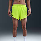 กางเกงวิ่งขาสั้น 4 นิ้วมีซับในผู้ชาย Dri-FIT ADV Nike AeroSwift