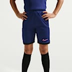 Πλεκτό ποδοσφαιρικό σορτς Dri-FIT Nike Academy για μεγάλα παιδιά