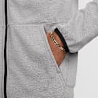 Felpa in fleece con cappuccio e zip a tutta lunghezza Nike Sportswear Tech Essentials - Uomo