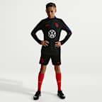 Playera de entrenamiento de fútbol Nike Dri-FIT para niños talla grande USA Strike