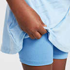 Conjunto de dos piezas de scooter de malla Swoosh Motion infantil Nike Dri-FIT