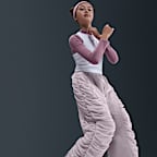 กางเกงขายาวผ้าทอเด็กหญิง Nike Sportswear