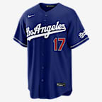 Shohei Ohtani Los Angeles Dodgers Men's Nike MLB Stadium Jersey - Deep Royal