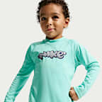 Nike Swim Little Kids' (Boys') Long Sleeve Top & Short Set