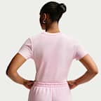 Playera cropped para mujer Nike Sportswear Chill Knit