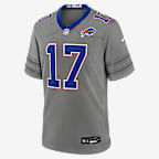 Josh Allen Buffalo Bills Men's Nike NFL Game Jersey - Grey