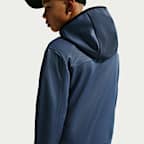 Nike Sportswear-hættetrøje med lynlås til større børn