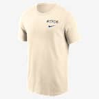 Playera Nike de la MLB para hombre Los Angeles Dodgers City Connect 2-Hit - Crema