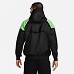 Liverpool F.C. Sport Essentials Windrunner Men's Nike Hooded Football Jacket