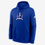 New England Patriots Rewind Club Men's Nike NFL Pullover Hoodie - Royal