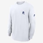 Duke Blue Devils Legacy Max90 Pocket Men's Nike College Long-Sleeve T-Shirt - White