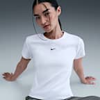 Nike Sportswear Women's Tight Ribbed Short-Sleeve T-Shirt