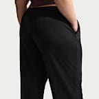 Pantalones de dobladillo abierto ligeros de tiro medio para mujer Nike Sportswear Chill Knit (talla grande)