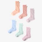 ถุงเท้าข้อยาว Nike Everyday Elevated (6 คู่) - หลายสี