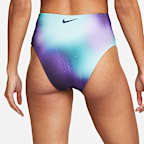 Prenda para la parte inferior de natación de cintura alta reversible para mujer Nike Aurora Borealis