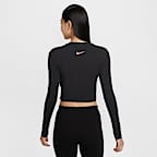 Nike Sportswear Chill Knit Women's Slim Long-Sleeve Cropped Top