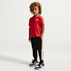 Pants Victory Lap de French Terry infantil Nike Sportswear - Negro