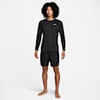 Playera de manga larga Dri-FIT con protección contra los rayos UV para hombre Nike Swim Hydroguard Essential