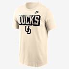 Oregon Team Bold Men's Nike College T-Shirt - Natural