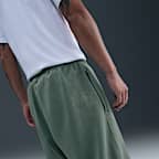 ナイキ ソロ スウッシュ メンズ フリース オープンヘム パンツ