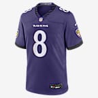 Lamar Jackson Baltimore Ravens Men's Nike NFL Game Jersey - Purple