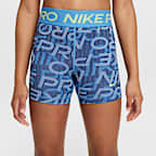 Nike Pro Big Kids' (Girls') Dri-FIT 3" Shorts
