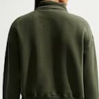 Nike Sportswear Fleece-Oberteil in Oversize mit Viertelreißverschluss für Damen