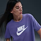 Playera cropped con logotipo para mujer Nike Sportswear Essential