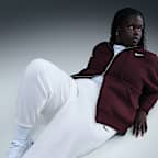 Nike Sportswear Phoenix Fleece extragroße Trainingshose mit hohem Taillenbund für Damen (große Größe)