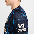 Chelsea F.C. Academy Pro Men's Nike Dri-FIT Football Short-Sleeve Pre-Match Top