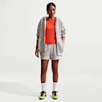 Sudadera con gorro con cierre completo de tejido Fleece oversized para mujer Nike Sportswear Phoenix