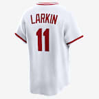 Jersey Nike Dri-FIT ADV de la MLB Limited para hombre Barry Larkin Cincinnati Reds Cooperstown