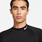 ナイキ プロ メンズ Dri-FIT フィットネス モックネック ロングスリーブ トップ