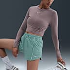 Shorts de tejido Woven de tiro medio de 5 cm para mujer Nike Windrunner