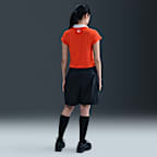 Damska dopasowana koszulka polo w stylu retro