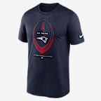 Playera Nike Dri-FIT de la NFL para hombre New England Patriots Legend Icon - Azul marino